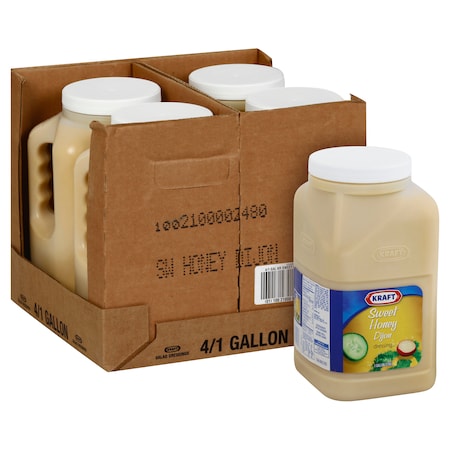 Kraft Kraft Sweet Honey Dijon Dressing 1 gal. Container, PK4 10021000024800